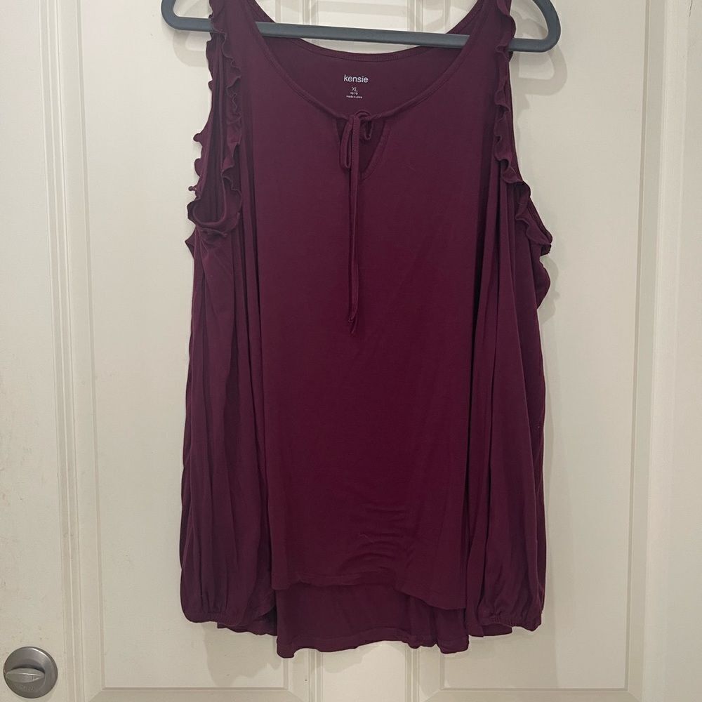 KENSIE COLD Shoulder Top GUC - Picture 6 of 7